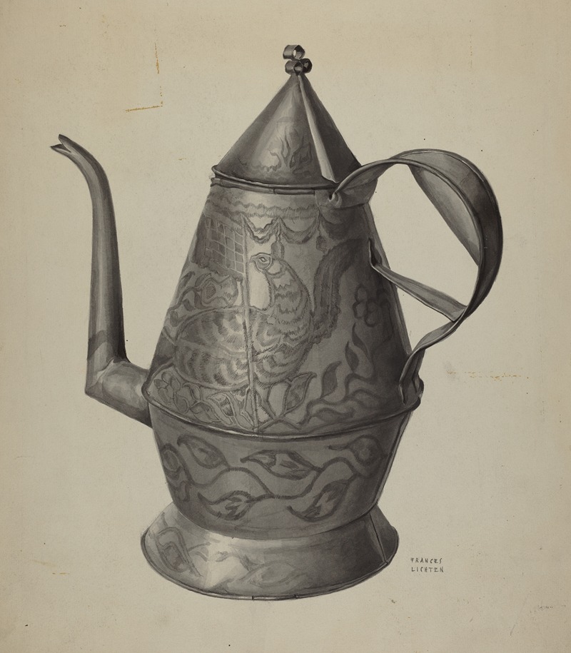 Frances Lichten - Pa. German Coffee Pot