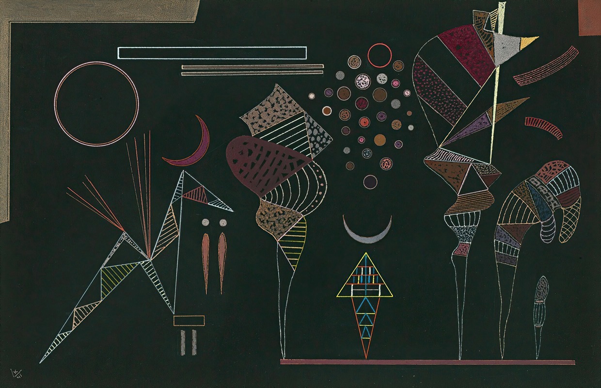 Wassily Kandinsky - Étude Pour ‘contrastes Réduits’