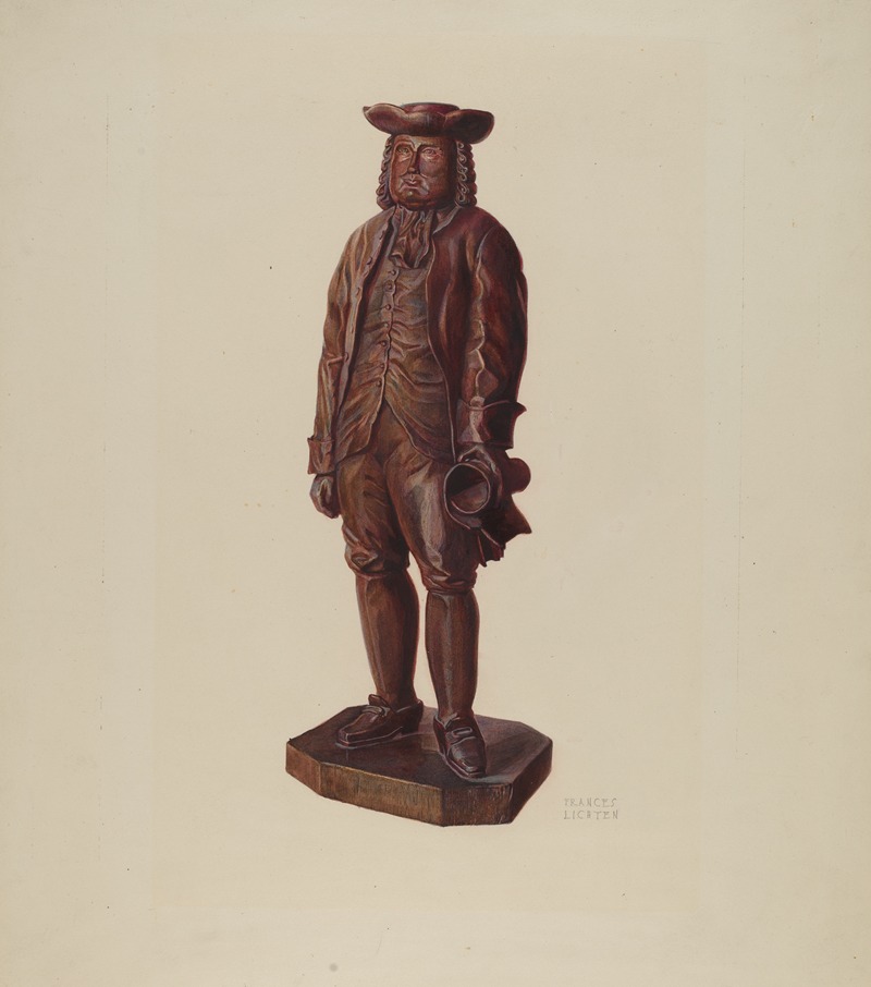 Frances Lichten - William Penn Carving