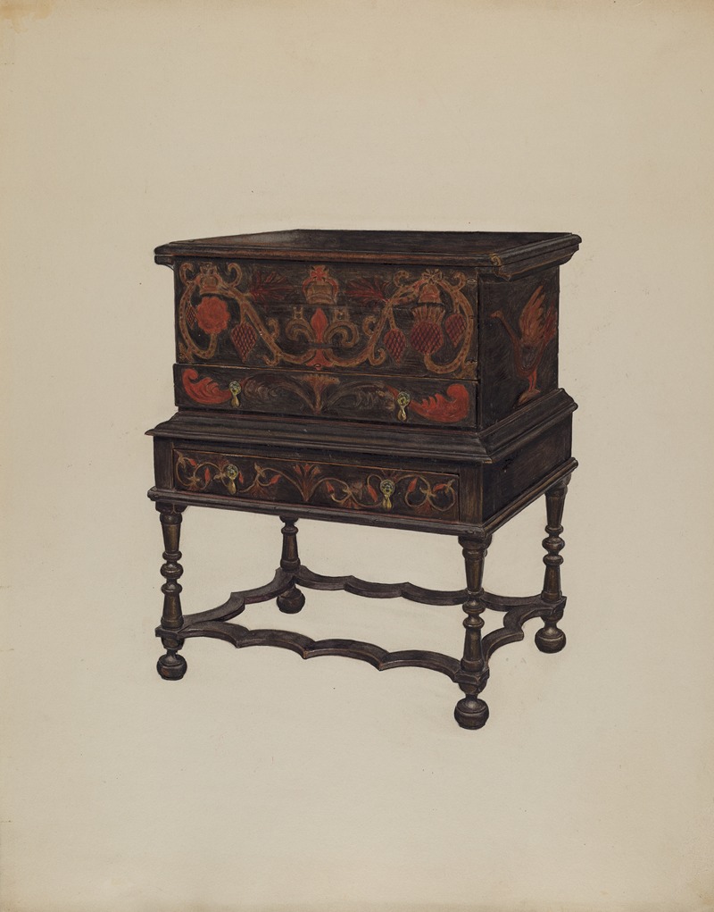 Francis Borelli - Box Desk on Frame