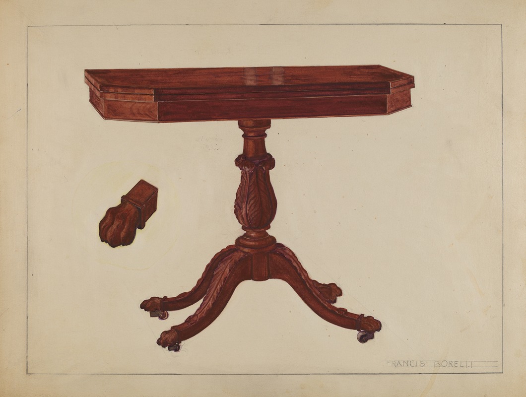 Francis Borelli - Card Table