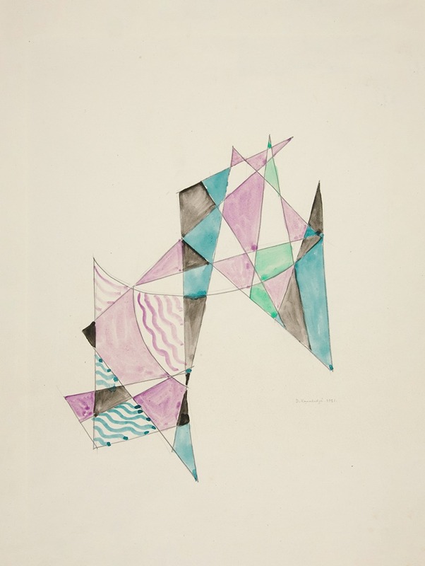David Kakabadzé - Abstraction Based on Sails, IX