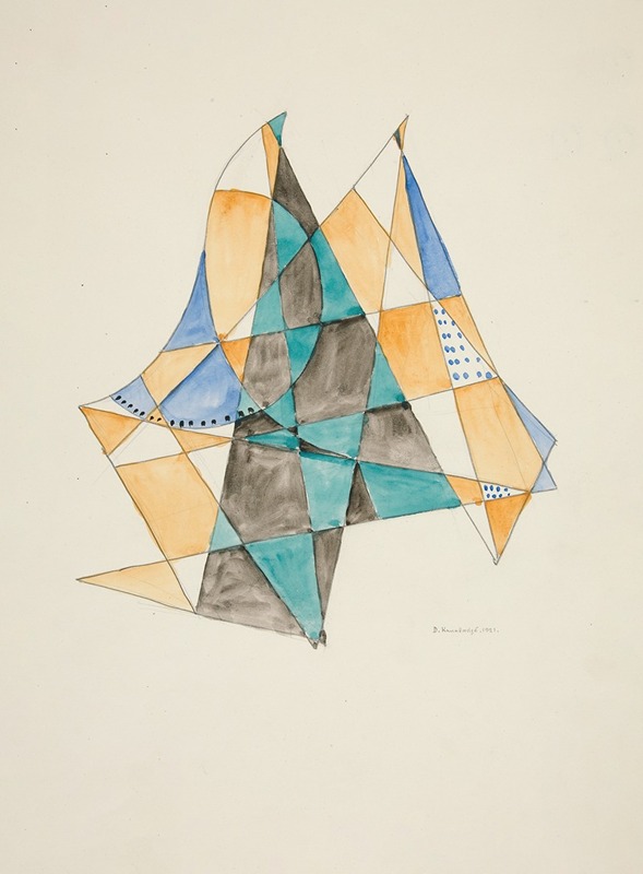 David Kakabadzé - Abstraction Based on Sails, VII
