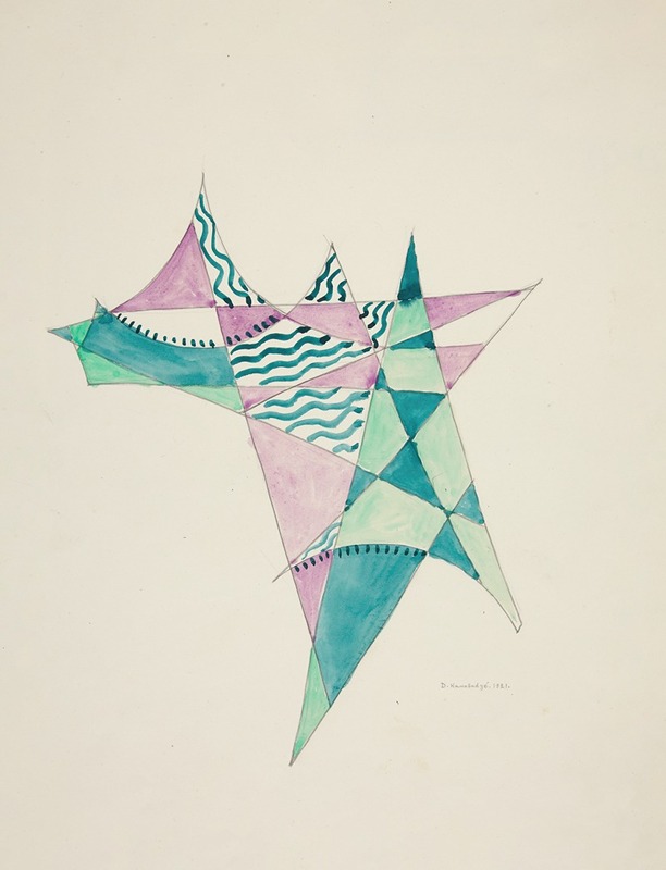 David Kakabadzé - Abstraction Based on Sails, VIII