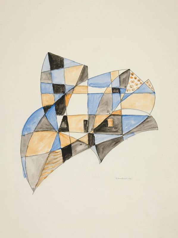 David Kakabadzé - Abstraction Based on Sails, V