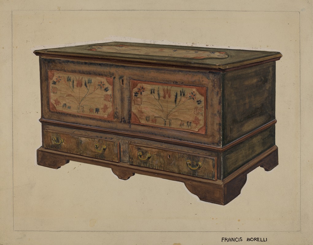 Francis Borelli - Pa. German Dower Chest