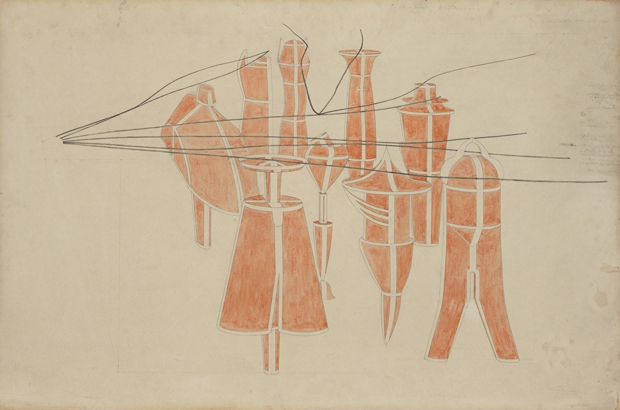 Marcel Duchamp - Cimitière des uniformes et livrées, No. 2 [The Bachelors and Nine Malic Moulds]