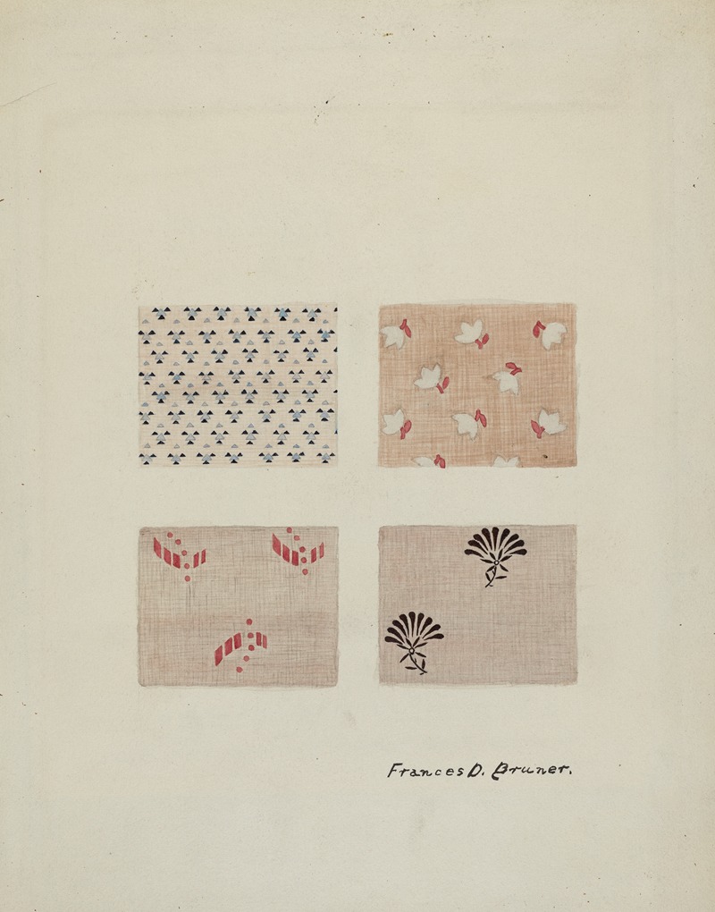 Francis Bruner - Printed Textiles