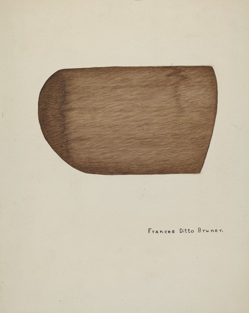 Francis Bruner - Shaker Bonnet Mold