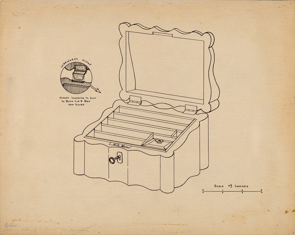 Francis Law Durand - Game Box (For Poker Chips)