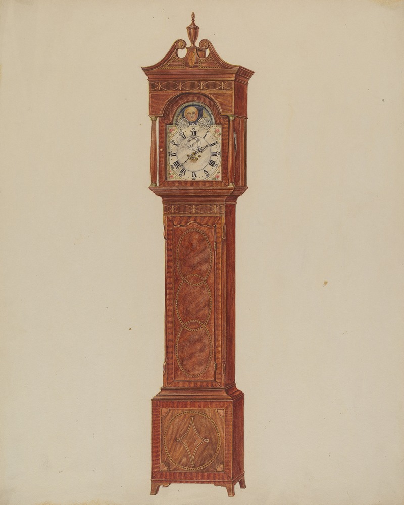 Francis Law Durand - Grandfather Clock (Timepiece)