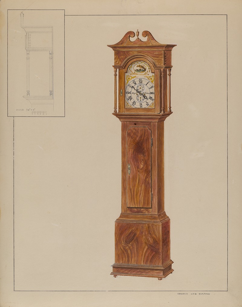 Francis Law Durand - Grandfather’s Clock (Timepiece)