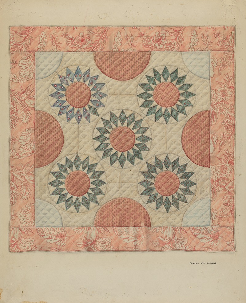 Francis Law Durand - Infant’s Quilt (Bed Covering)