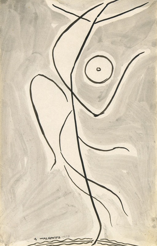 Abraham Walkowitz - Dance Abstraction; Isadora Duncan (or ‘Rhythmic Line’)