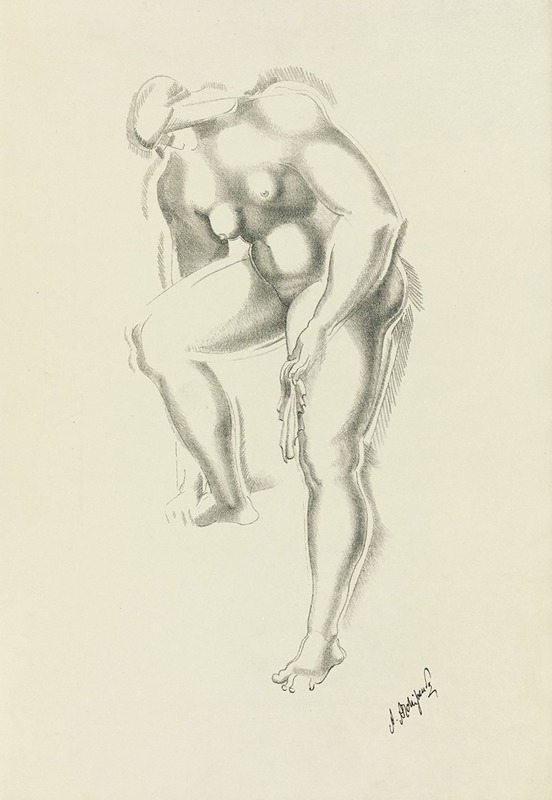 After Auguste Rodin - Abstract Nude