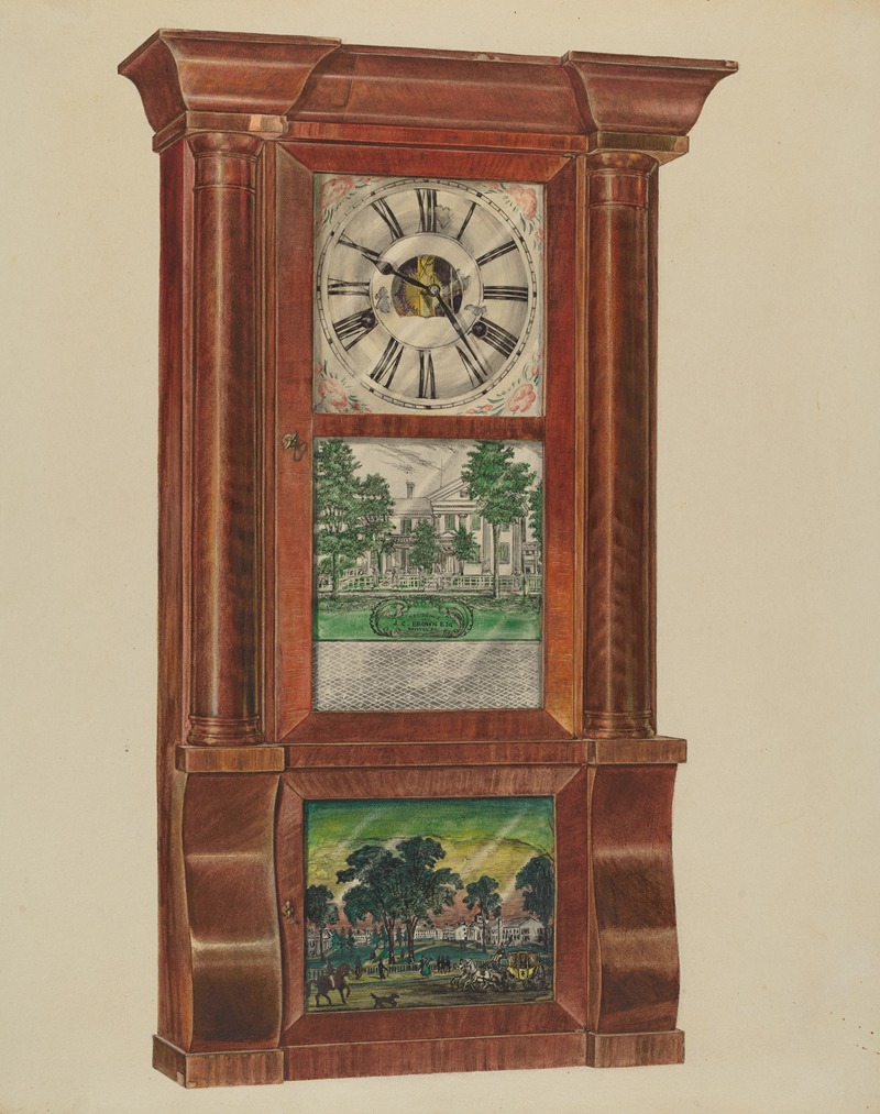 Francis Law Durand - Mantel Clock