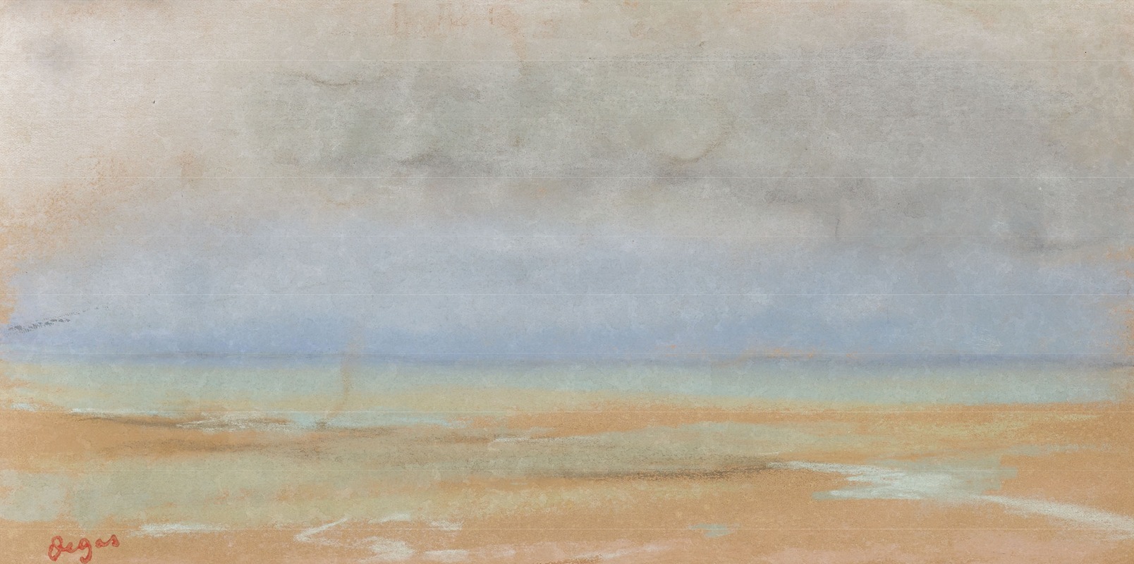 Edgar Degas - Au bord de la mer