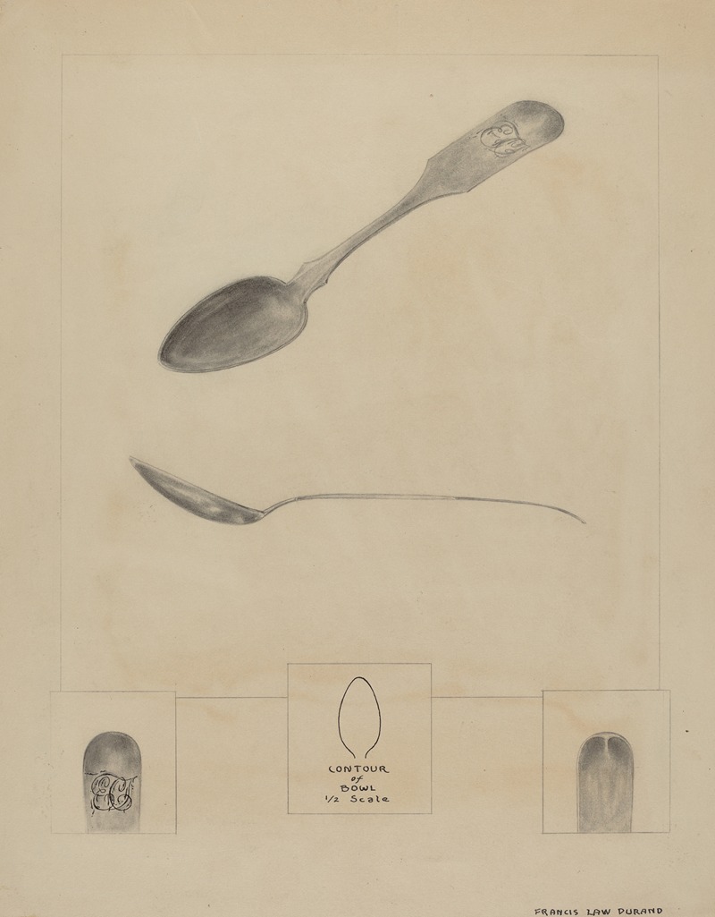 Francis Law Durand - Silver Teaspoon