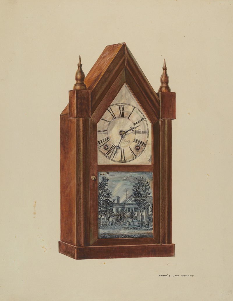 Francis Law Durand - Steeple Clock