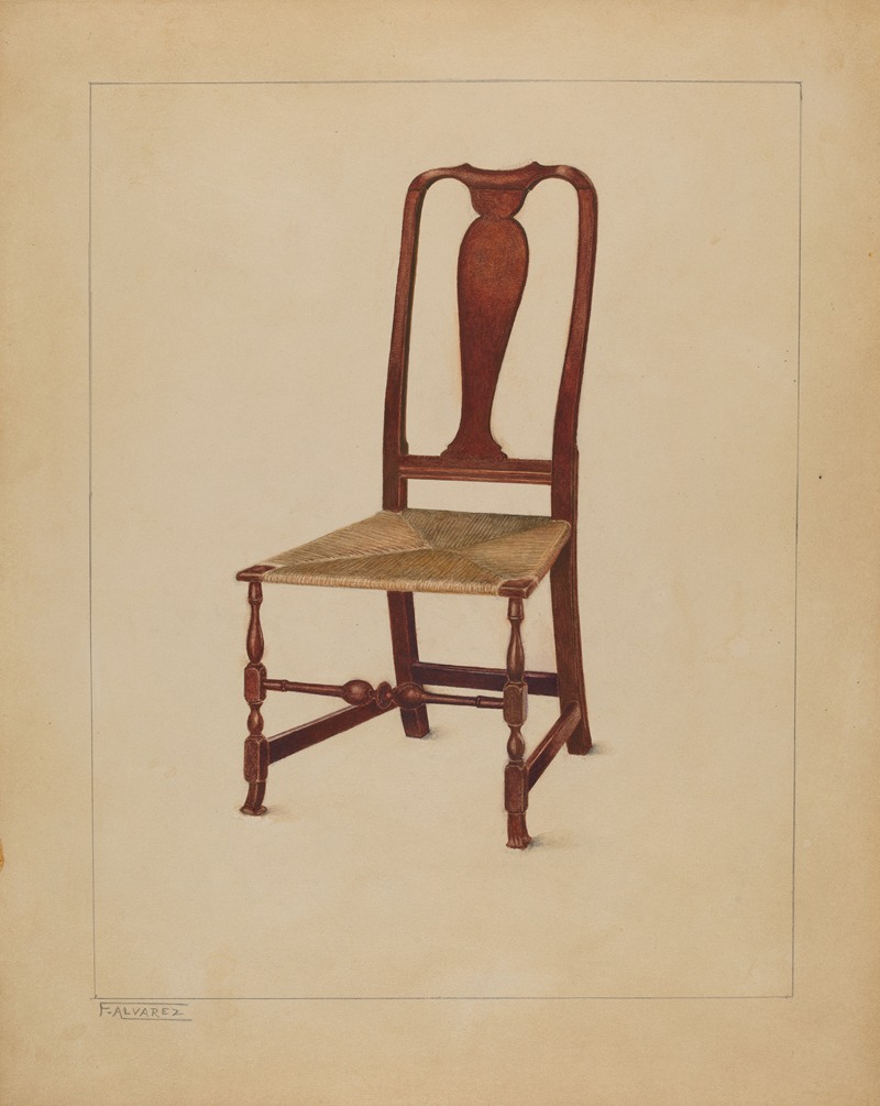 Francisco Alvarez - Side Chair (one of a pair)