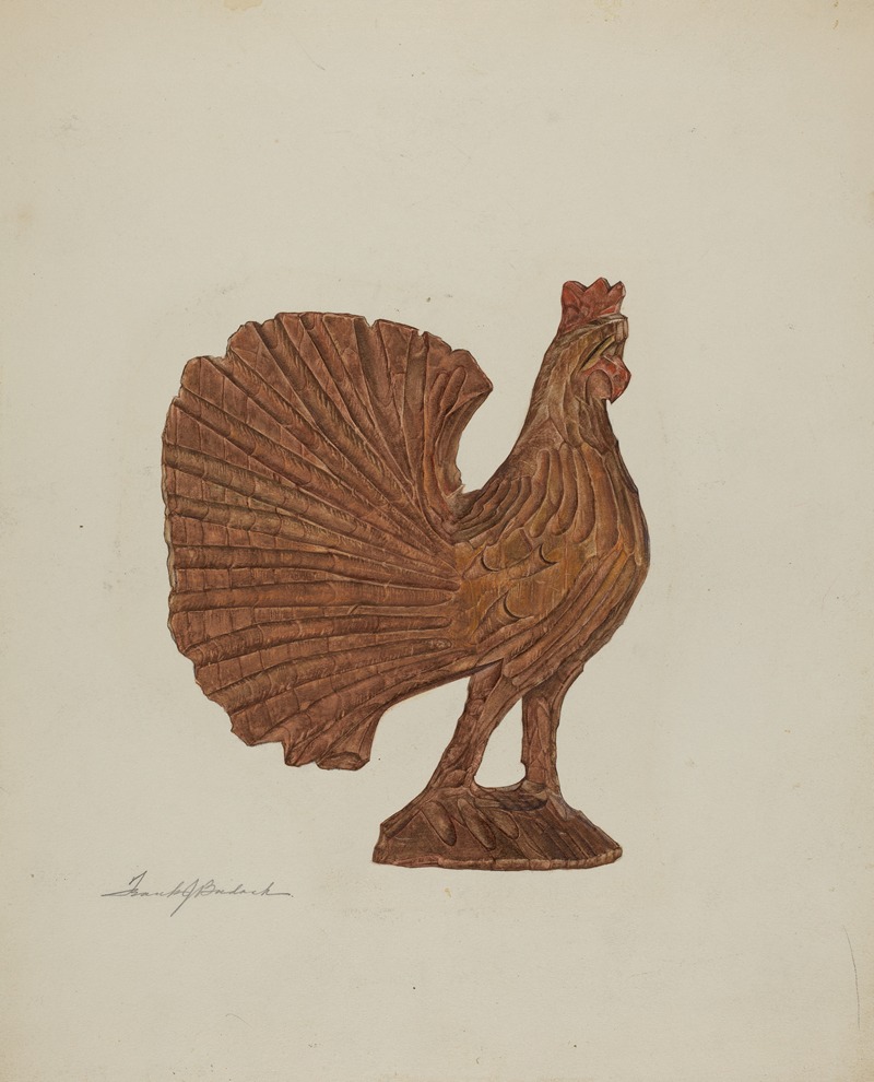 Frank Budash - Pa. German Toy Rooster