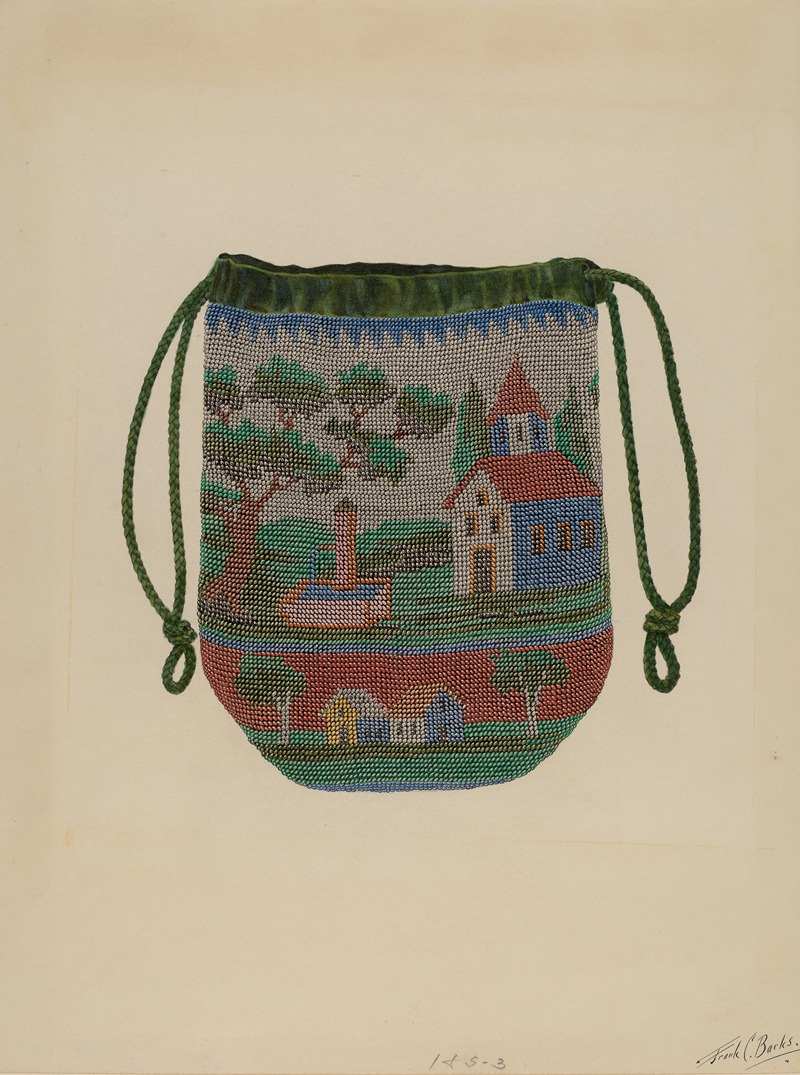 Frank C. Barks - Beaded Bag