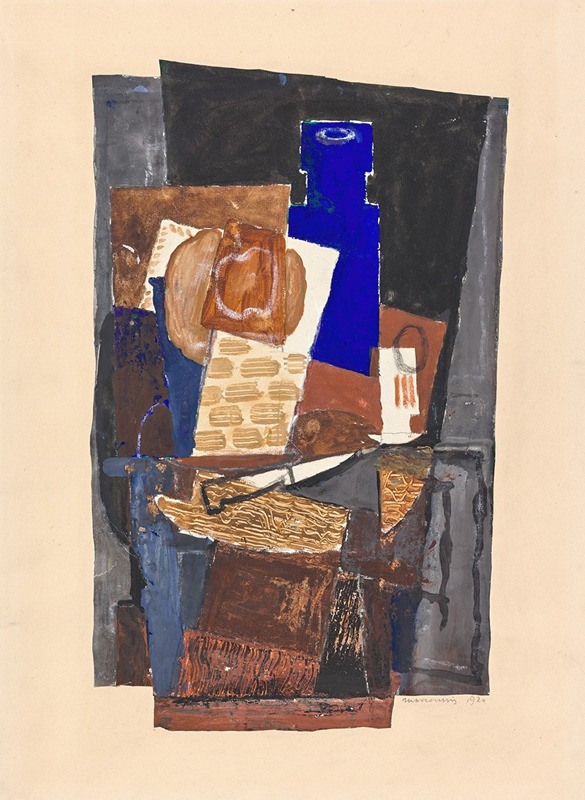 Louis Marcoussis - Still Life with Knife
