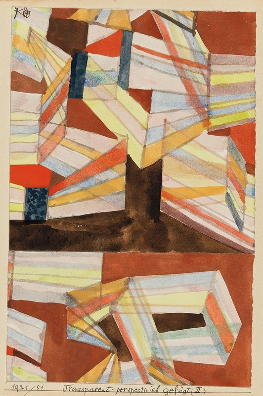 Paul Klee - Transparent-perspectivisch gefügt (II.)