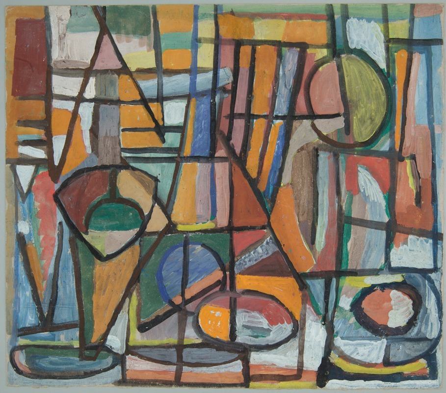 Sasza Blonder - Kompozycja abstrakcyjna II – geometryczna