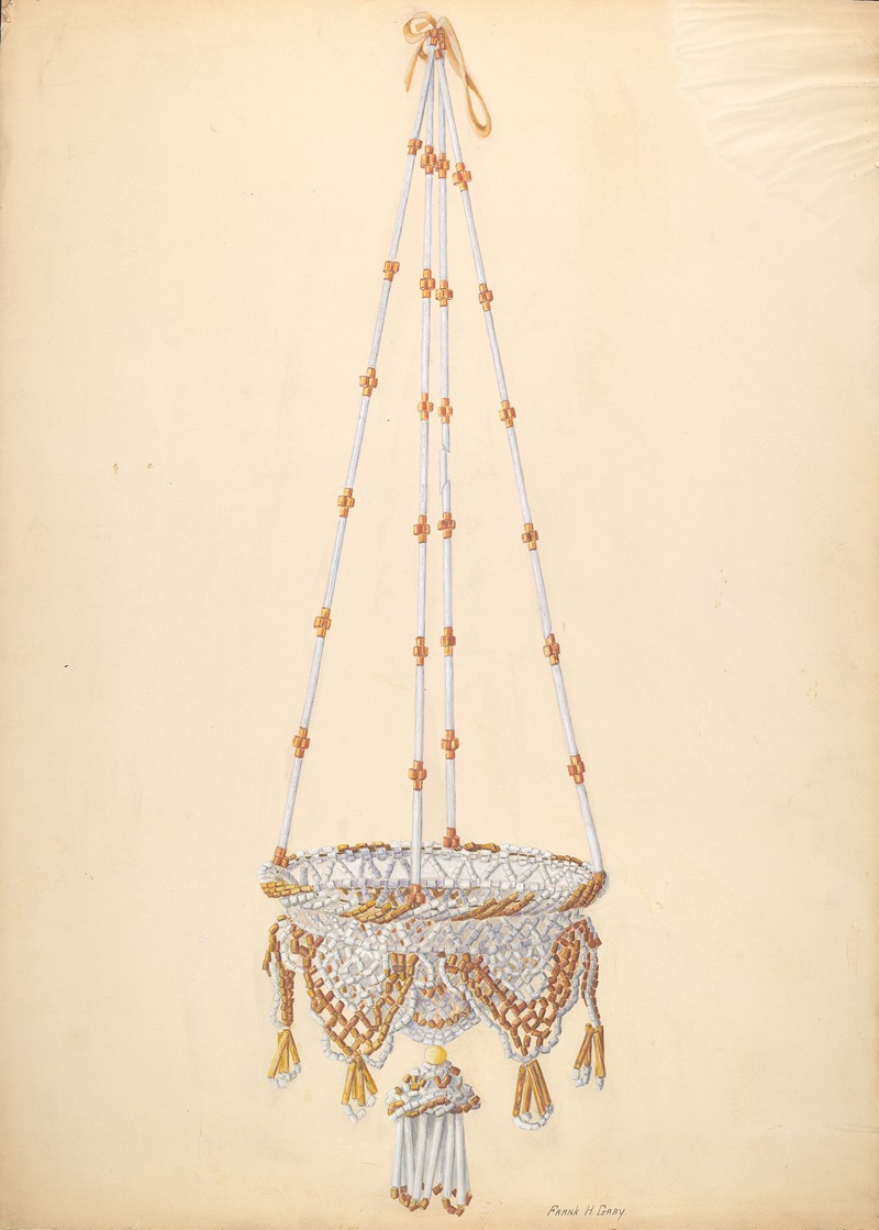 Frank Gray - Beadwork Hanging Basket