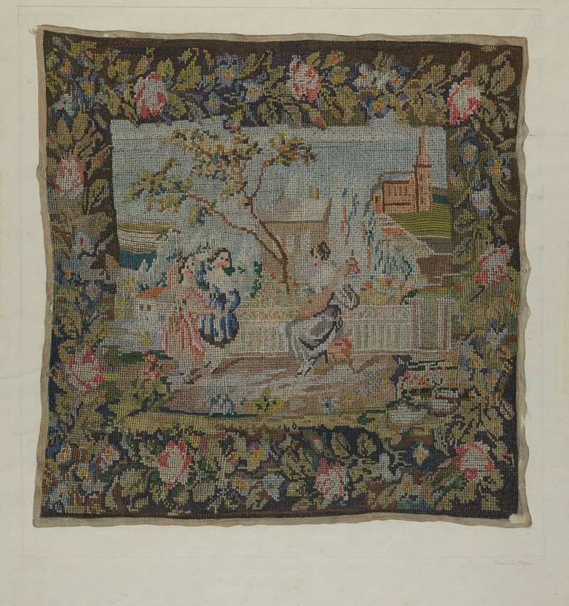 Frank J. Mace - Embroidered Picture