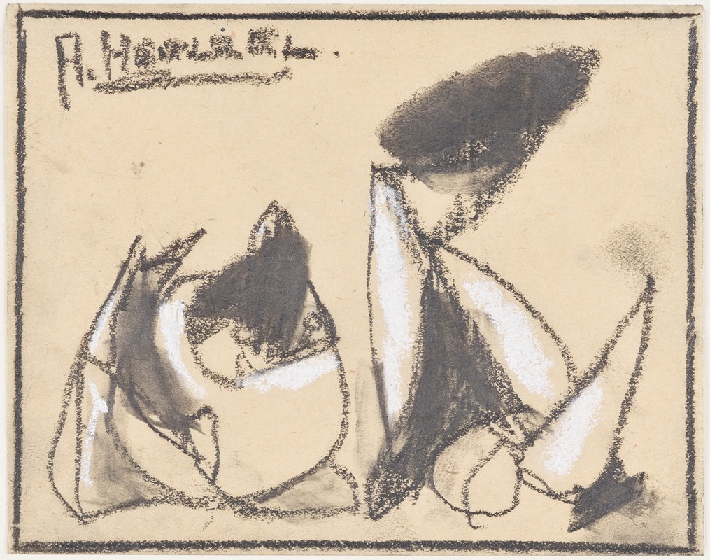 Adolf Hölzel - Abstrakte Komposition