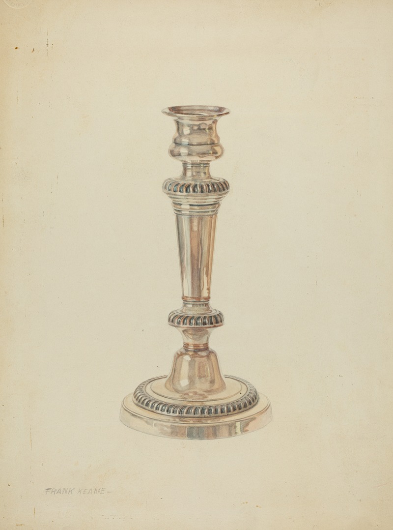 Frank M. Keane - Silver Candlestick