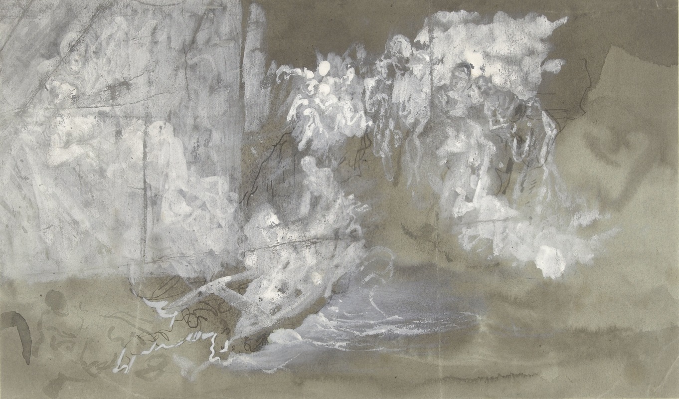 Gustave Doré - Wolk waarin figuren zweven
