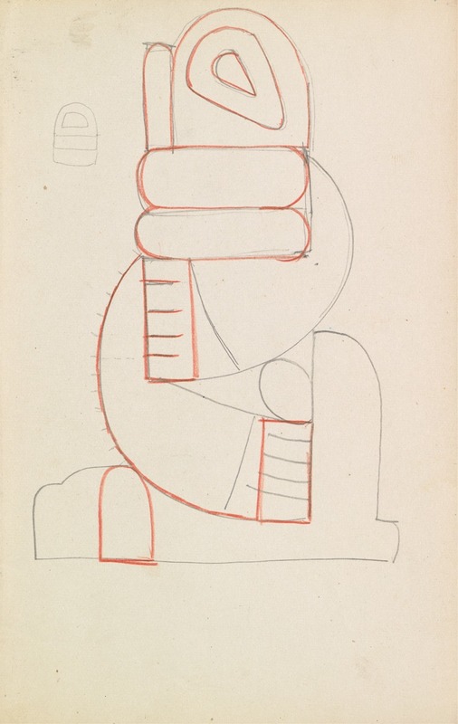Henri Gaudier-Brzeska - Abstract Figure Study