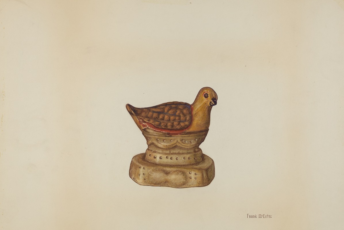 Frank McEntee - Pa. German Chalkware Chicken