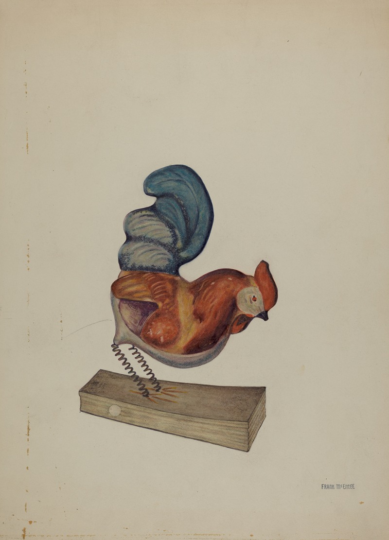 Frank McEntee - Pa. German Squeak Toy Rooster