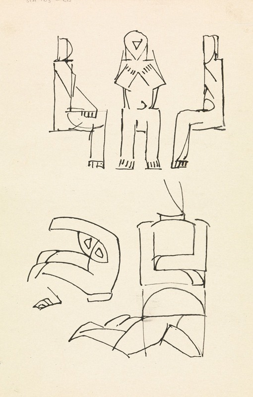 Henri Gaudier-Brzeska - Five Figure Studies