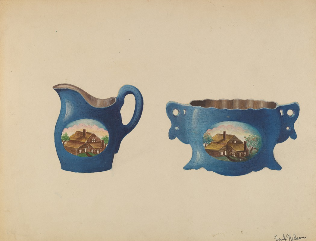 Frank Nelson - Cream Pitcher and Sugar Bowl