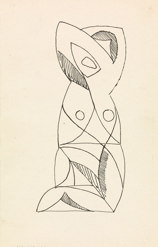 Henri Gaudier-Brzeska - Kneeling Female Figure