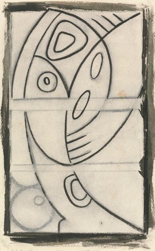 Henri Gaudier-Brzeska - Relief Design of an Abstract Female Figure