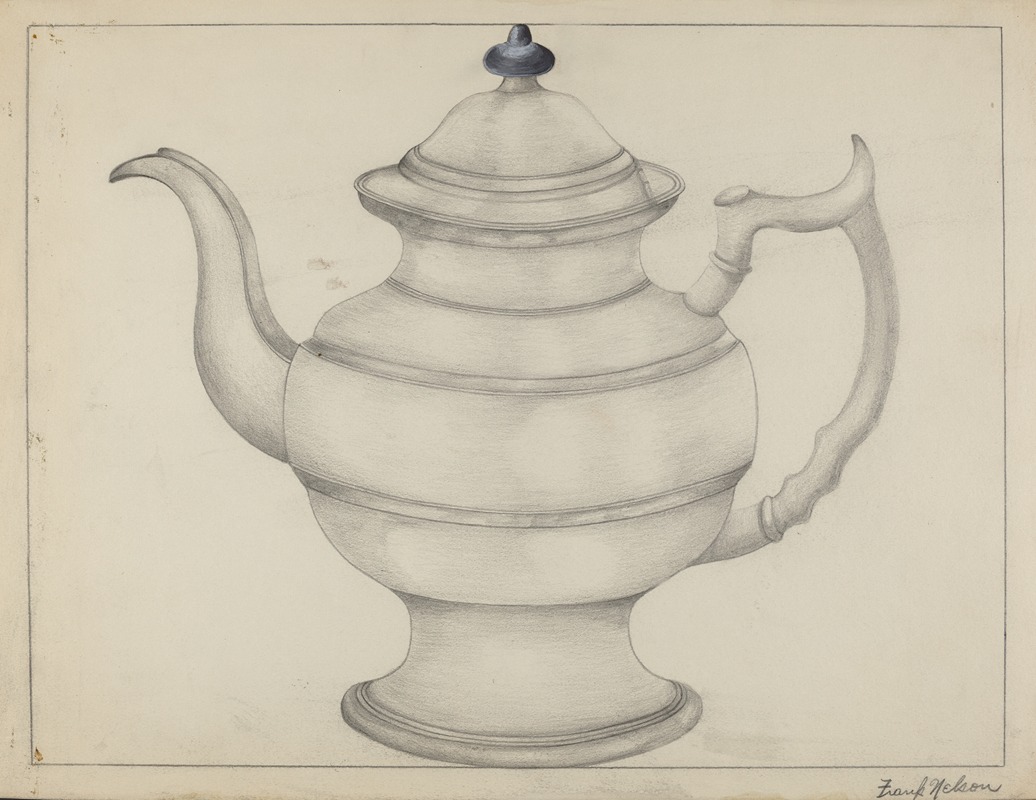 Frank Nelson - Pewter Teapot