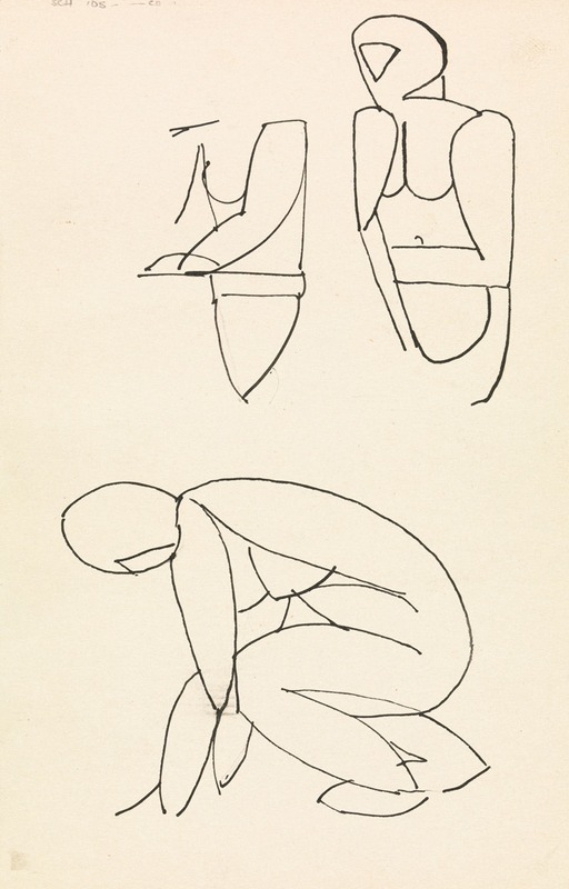 Henri Gaudier-Brzeska - Three Figure Studies