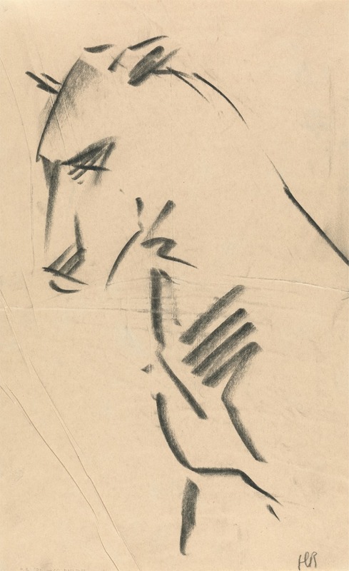 Henri Gaudier-Brzeska - Three-quarter View of a Lioness