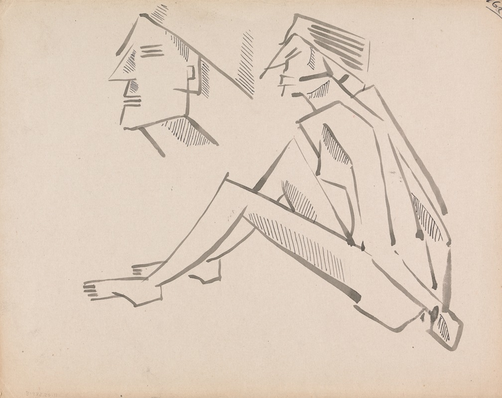 Henri Gaudier-Brzeska - Two Figure Studies