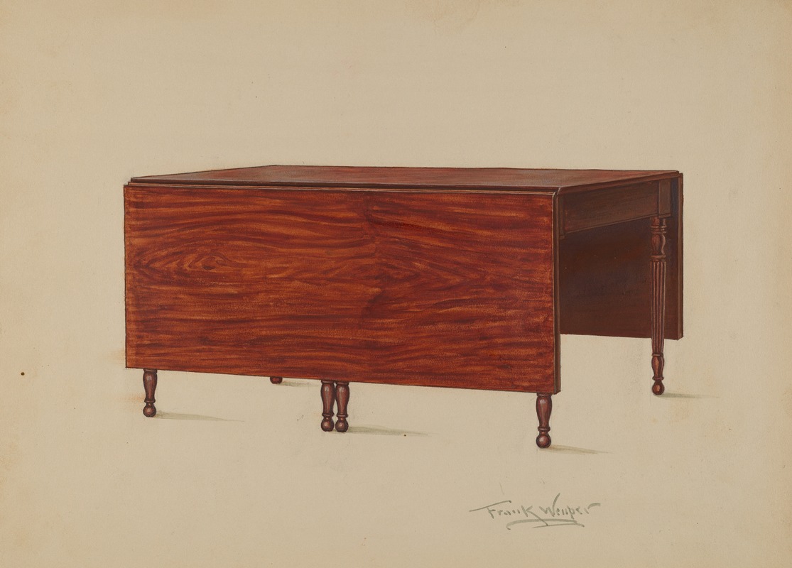 Frank Wenger - Drop Leaf Table