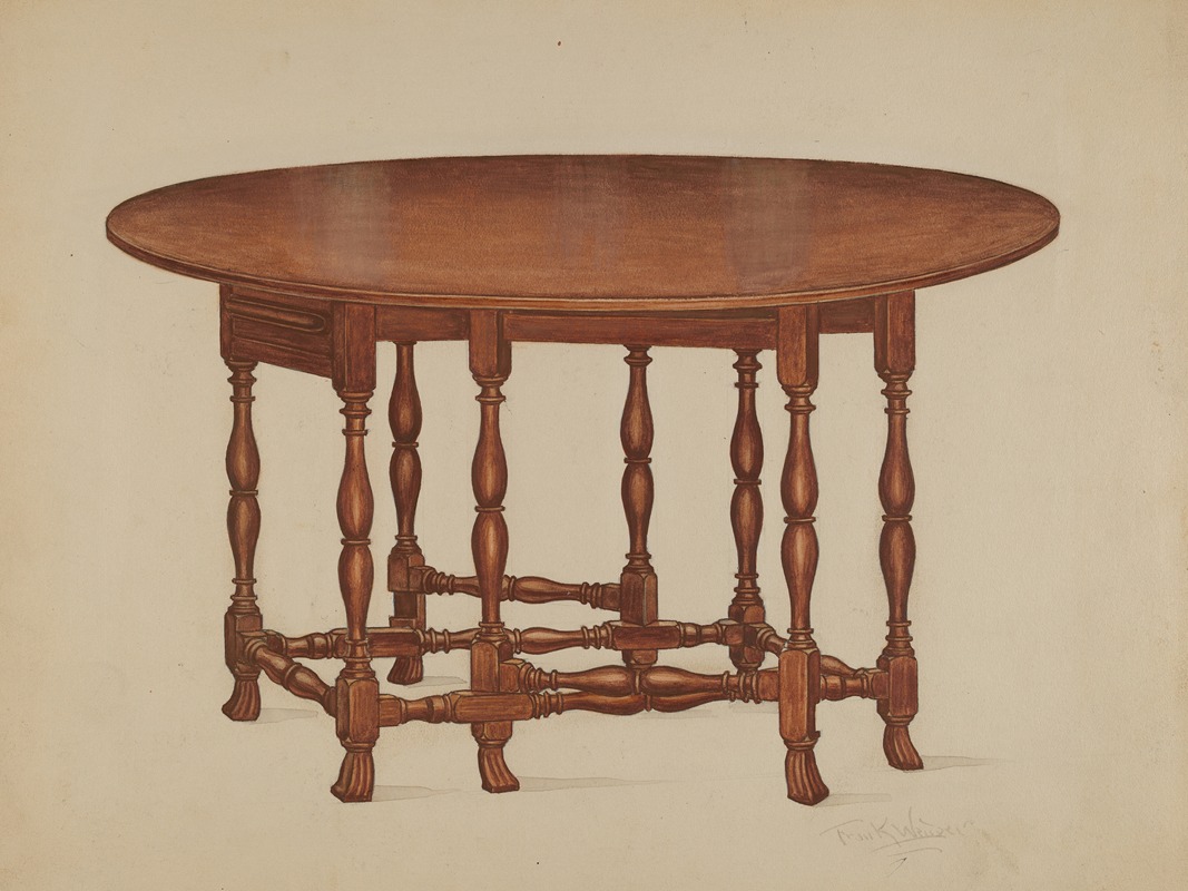 Frank Wenger - Gate-legged Table