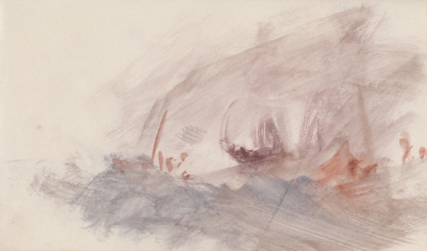 Joseph Mallord William Turner - The Channel Sketchbook 37