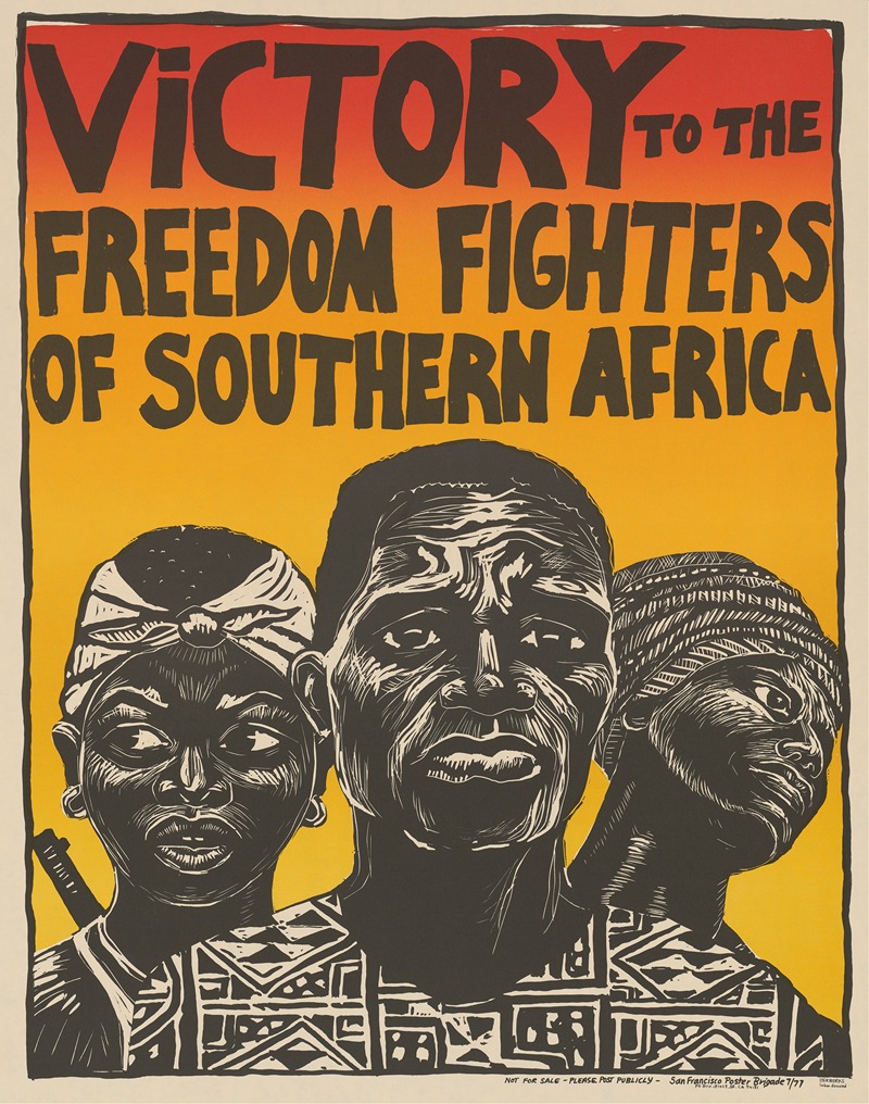 Rachael Romero - Victory to the freedom fighters of Southern Africa