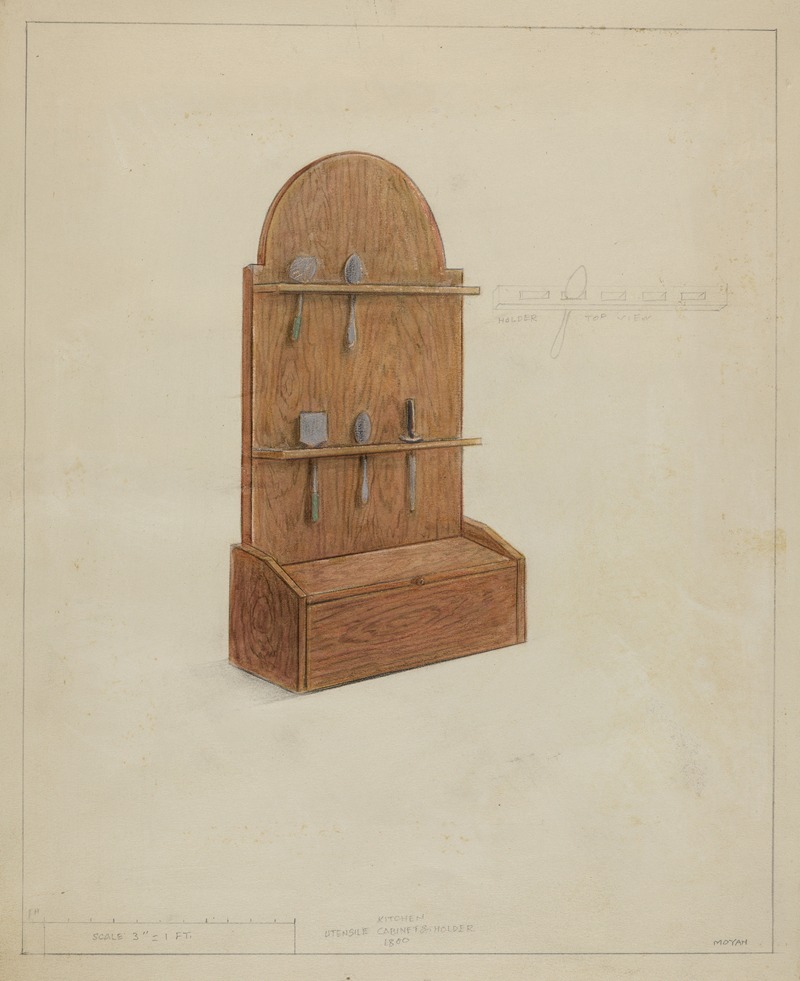 Franklin C. Moyan - Utensil Holder